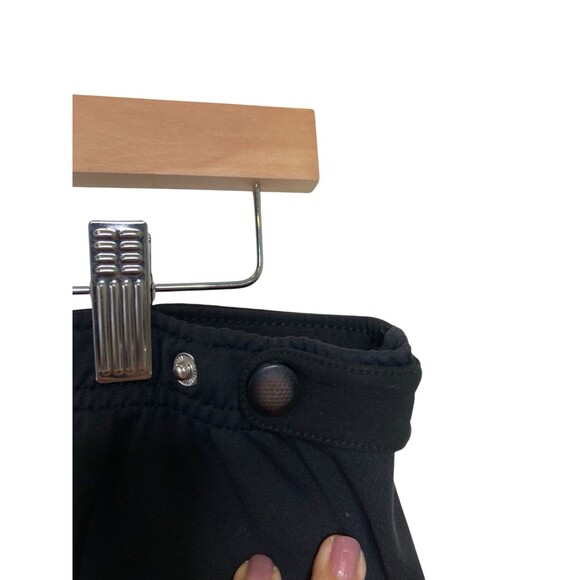 Title Nine Cold Killer Fleece Lined Black Performance Ankle Zip Pants Medium - Picture 11 of 15